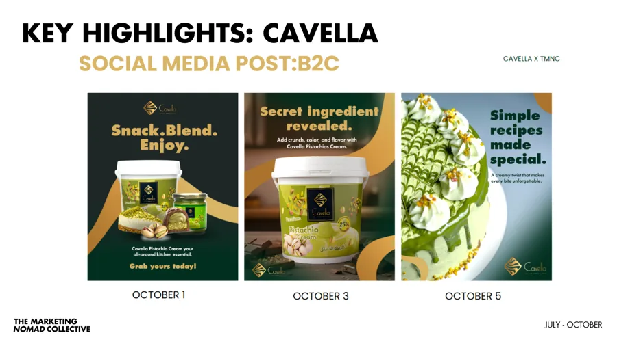 Cavella PH — Consumer campaign content