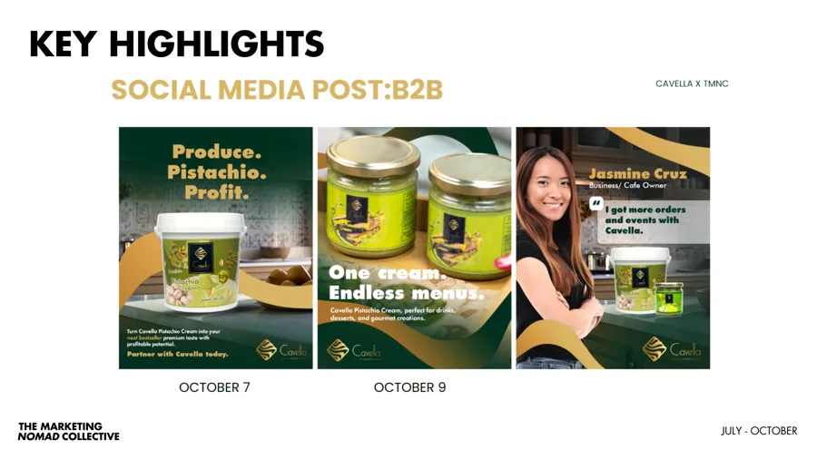 Cavella PH — Business campaign content